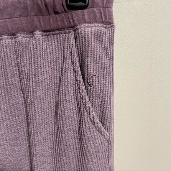 Zyia Active Don’t Wake Me Thermal Waffle Knit Loungewea Joggers- Size Large - Picture 5 of 9